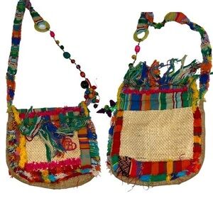 One of a Kind Festive Bohemian Handmade Shoulder Bag
